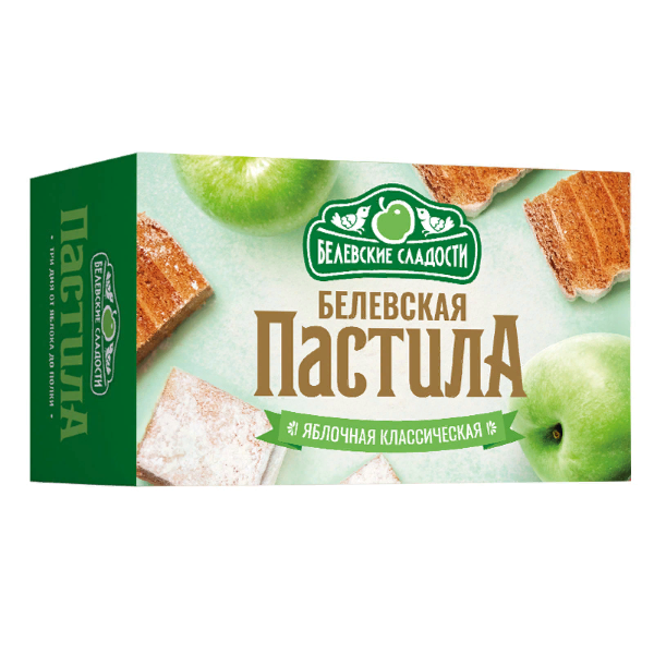 №2 Пастила  200г диетическая КЛАССИКА, НОВЫЙ ФОРМАТ (4 шт по 50гр)   в Бийске